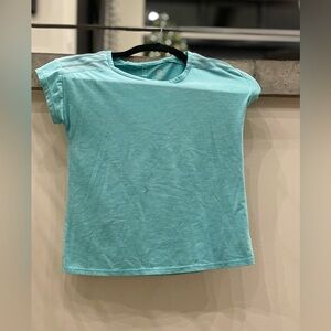 Cute casual blue workout tank